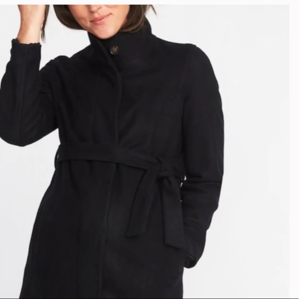 Old Navy  Maternity Soft Brushed Maternity Coat